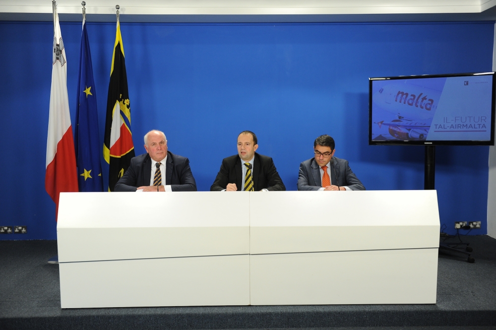 [WATCH] Nationalist Party vows to help save Air Malta, minister says he's not after quick-fix solutions